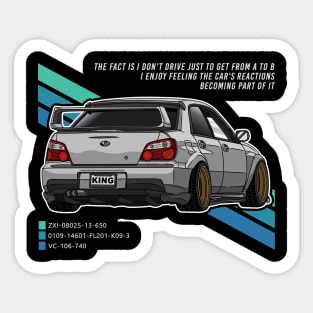 Subaru Street Car Sticker